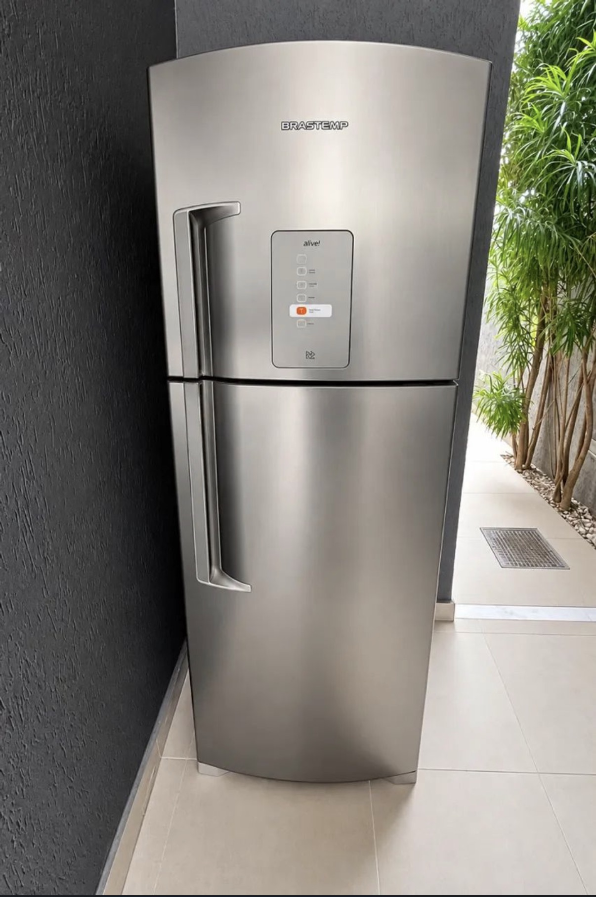 Geladeira Brastemp Frost Free Duplex 429 litros cor Inox com Smart Bar - Imagem 1